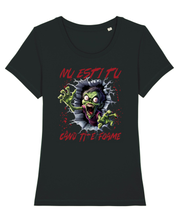 cu desene de Halloween - Nu esti tu cand ti-e foame Black