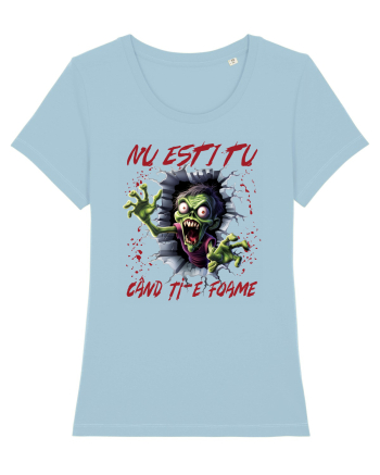 cu desene de Halloween - Nu esti tu cand ti-e foame Sky Blue