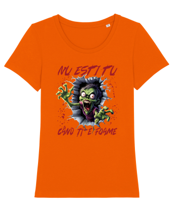 cu desene de Halloween - Nu esti tu cand ti-e foame Bright Orange