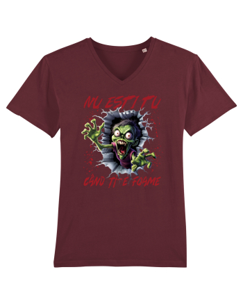 cu desene de Halloween - Nu esti tu cand ti-e foame Burgundy