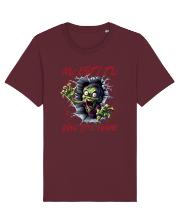 cu desene de Halloween - Nu esti tu cand ti-e foame Burgundy