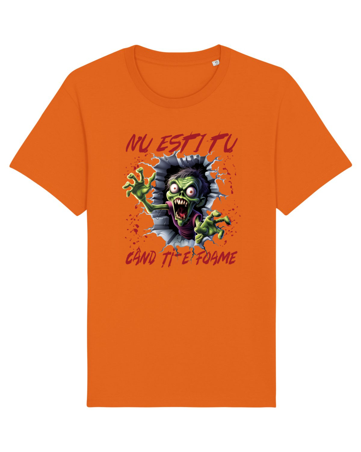 Tricou mânecă scurtă Unisex Rocker Bright Orange