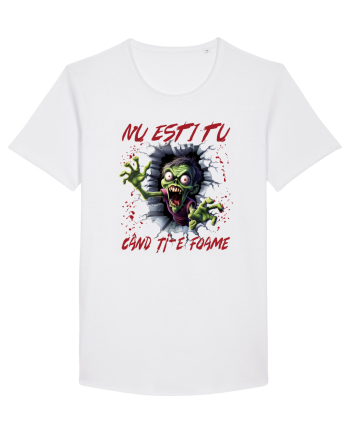 cu desene de Halloween - Nu esti tu cand ti-e foame White