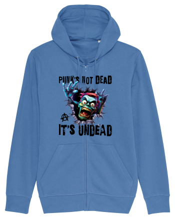 cu desene de Halloween - Punk is not dead - it is undead Bright Blue