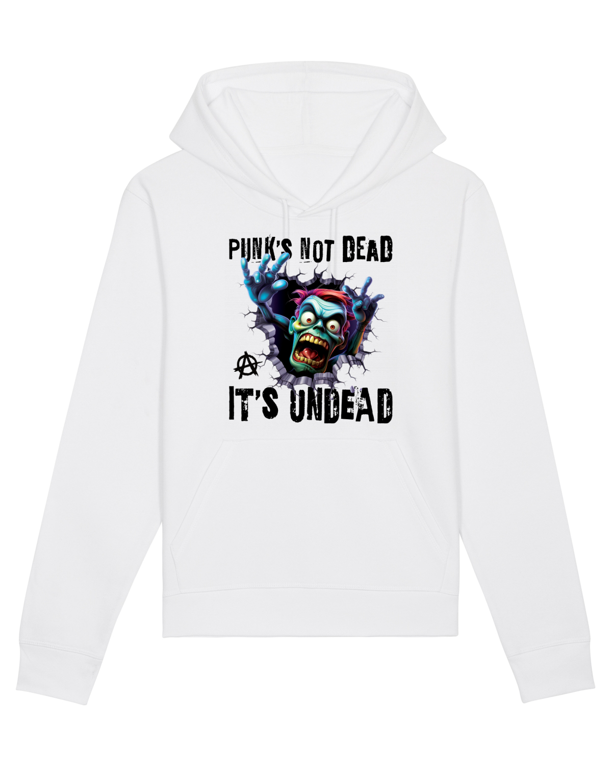 Hanorac Unisex Drummer White