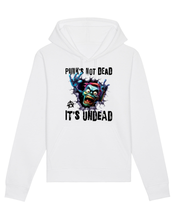 cu desene de Halloween - Punk is not dead - it is undead White