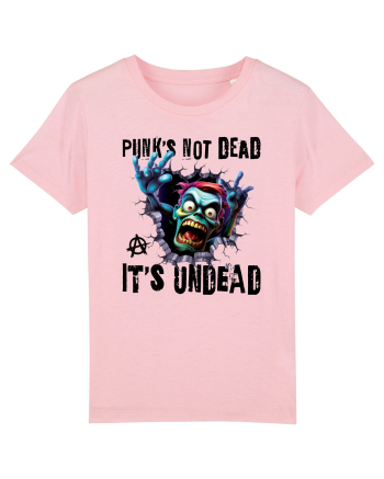 cu desene de Halloween - Punk is not dead - it is undead Cotton Pink