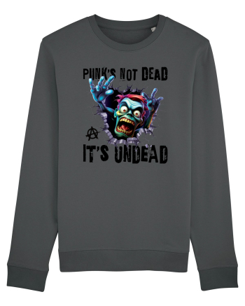 cu desene de Halloween - Punk is not dead - it is undead Anthracite