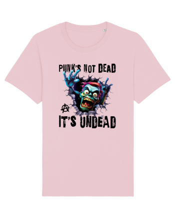 cu desene de Halloween - Punk is not dead - it is undead Cotton Pink