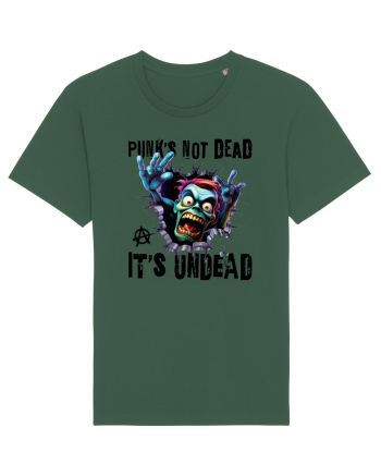 cu desene de Halloween - Punk is not dead - it is undead Bottle Green