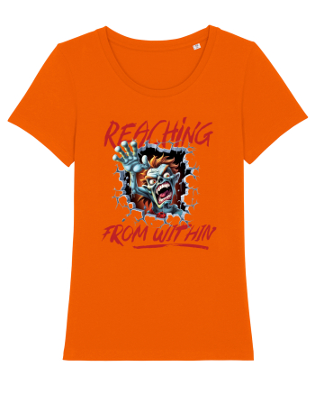 cu desene de Halloween - Reaching from within Bright Orange