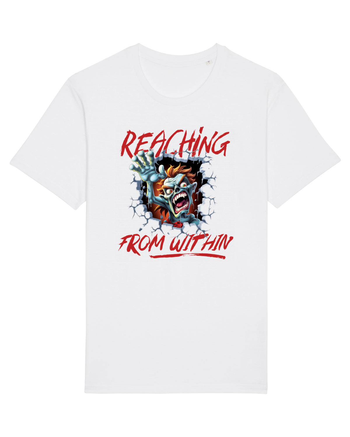 Tricou mânecă scurtă Unisex Rocker White