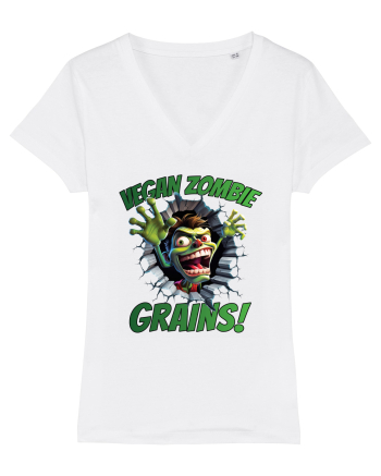 cu desene de Halloween - Vegan zombie - Grains! White