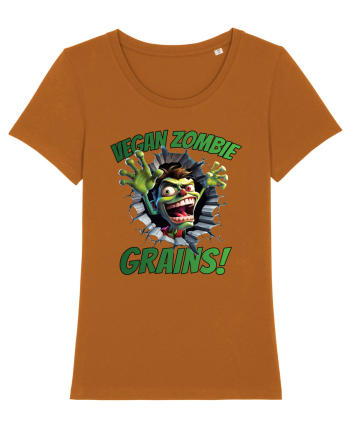 cu desene de Halloween - Vegan zombie - Grains! Roasted Orange