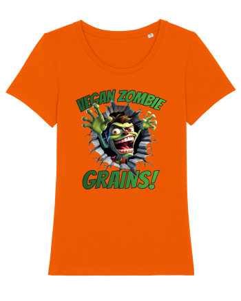 cu desene de Halloween - Vegan zombie - Grains! Bright Orange