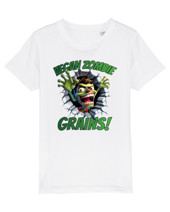 cu desene de Halloween - Vegan zombie - Grains! White