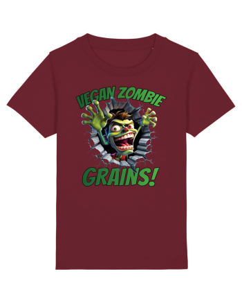 cu desene de Halloween - Vegan zombie - Grains! Burgundy