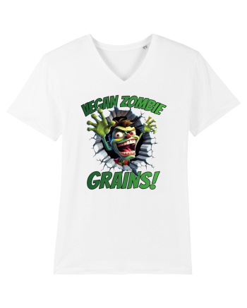 cu desene de Halloween - Vegan zombie - Grains! White