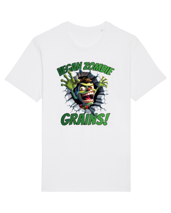 cu desene de Halloween - Vegan zombie - Grains! White