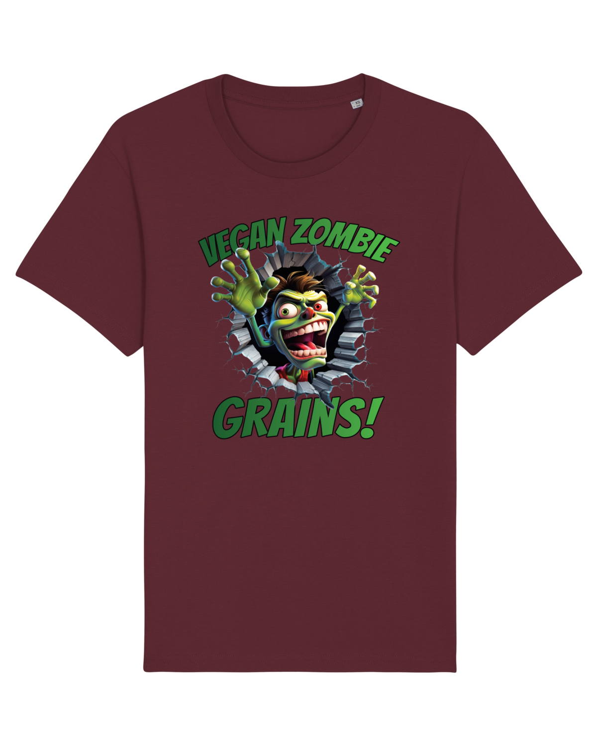 Tricou mânecă scurtă Unisex Rocker Burgundy