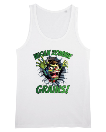cu desene de Halloween - Vegan zombie - Grains! White