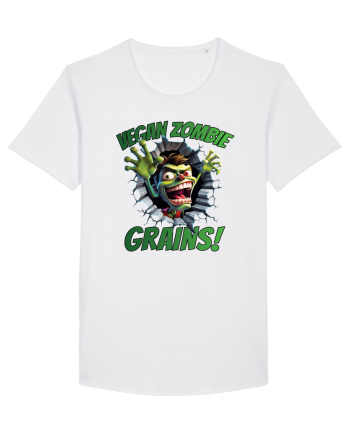 cu desene de Halloween - Vegan zombie - Grains! White