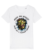 cu desene de Halloween - When you realize you are not a teenager anymore Tricou mânecă scurtă  Copii Mini Creator