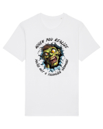 cu desene de Halloween - When you realize you are not a teenager anymore Tricou mânecă scurtă Unisex Rocker