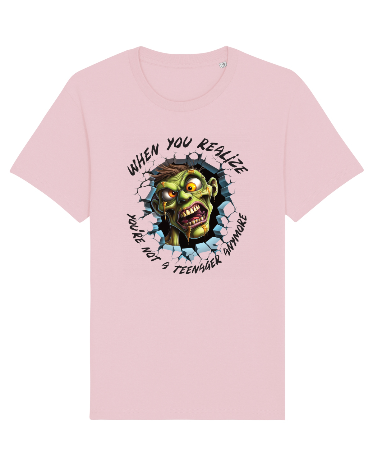 Tricou mânecă scurtă Unisex Rocker Cotton Pink