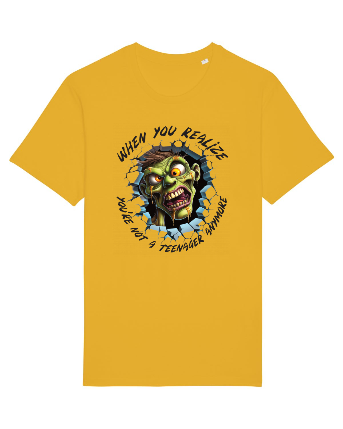Tricou mânecă scurtă Unisex Rocker Spectra Yellow
