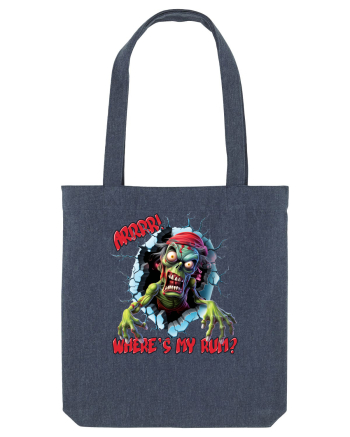 cu desene de Halloween - Zombie Pirate - Where is my rum Midnight Blue