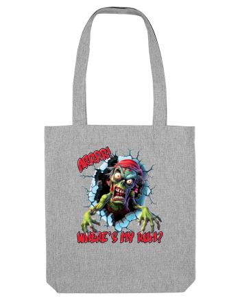 cu desene de Halloween - Zombie Pirate - Where is my rum Heather Grey