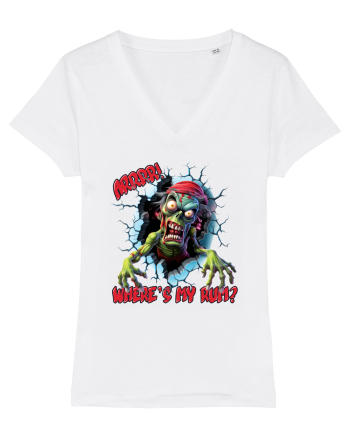 cu desene de Halloween - Zombie Pirate - Where is my rum White