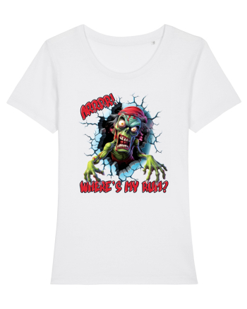 cu desene de Halloween - Zombie Pirate - Where is my rum White