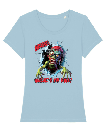 cu desene de Halloween - Zombie Pirate - Where is my rum Sky Blue