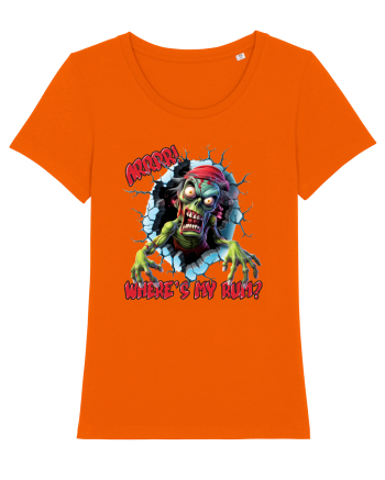 cu desene de Halloween - Zombie Pirate - Where is my rum Bright Orange