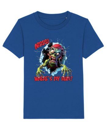 cu desene de Halloween - Zombie Pirate - Where is my rum Majorelle Blue