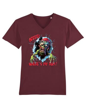 cu desene de Halloween - Zombie Pirate - Where is my rum Burgundy