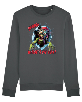 cu desene de Halloween - Zombie Pirate - Where is my rum Anthracite