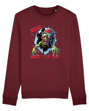 cu desene de Halloween - Zombie Pirate - Where is my rum Burgundy