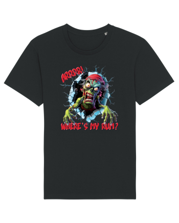 cu desene de Halloween - Zombie Pirate - Where is my rum Black