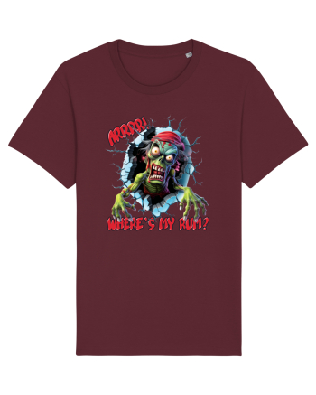 cu desene de Halloween - Zombie Pirate - Where is my rum Burgundy
