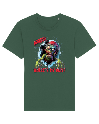 cu desene de Halloween - Zombie Pirate - Where is my rum Bottle Green