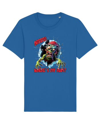 cu desene de Halloween - Zombie Pirate - Where is my rum Royal Blue