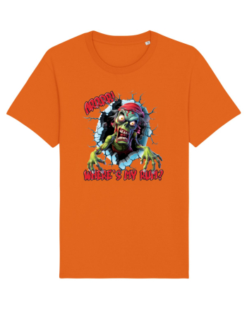cu desene de Halloween - Zombie Pirate - Where is my rum Bright Orange