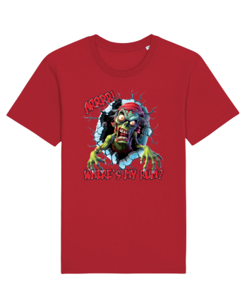 cu desene de Halloween - Zombie Pirate - Where is my rum Red