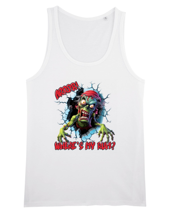 cu desene de Halloween - Zombie Pirate - Where is my rum White