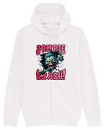 cu desene de Halloween - Zombie smash! Hanorac cu fermoar Unisex Connector