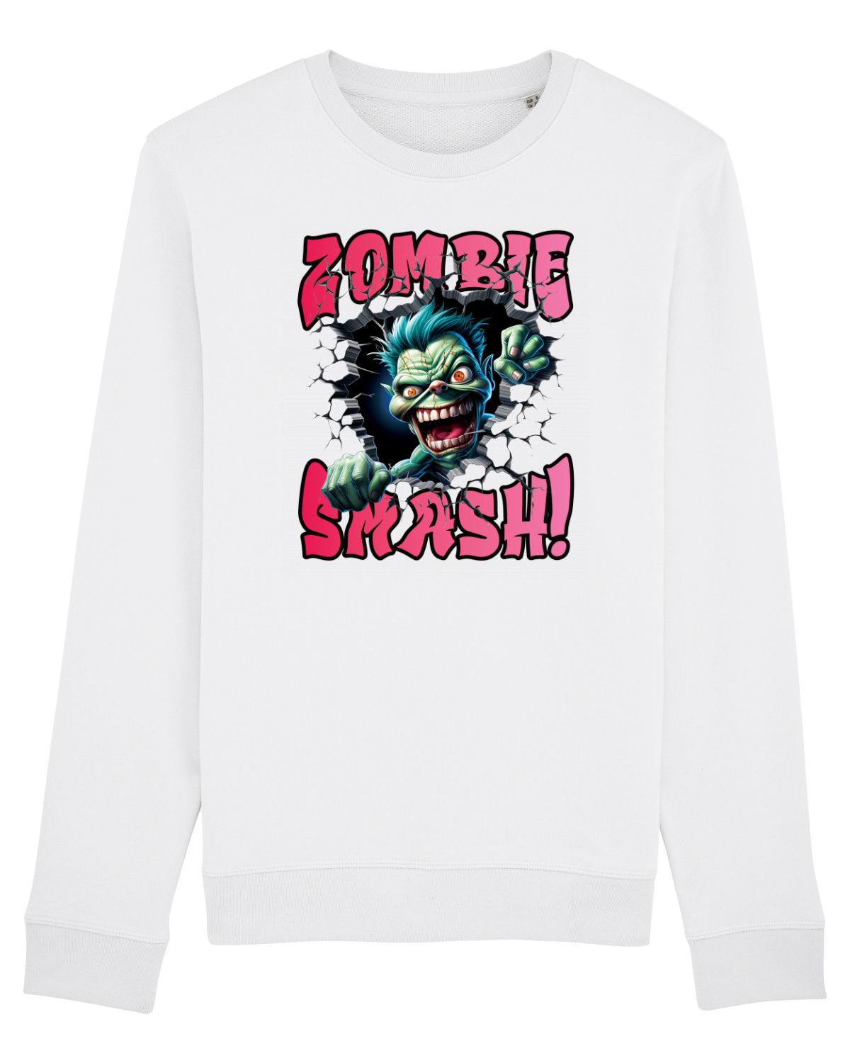 Bluză mânecă lungă Unisex Rise White