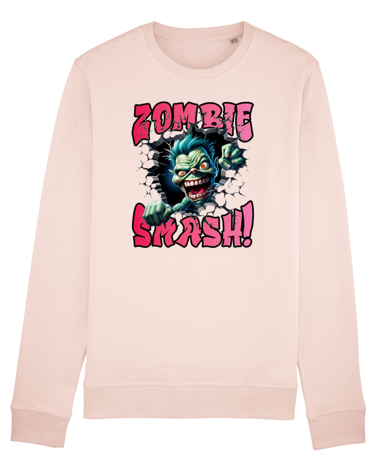 Bluză mânecă lungă Unisex Rise Candy Pink